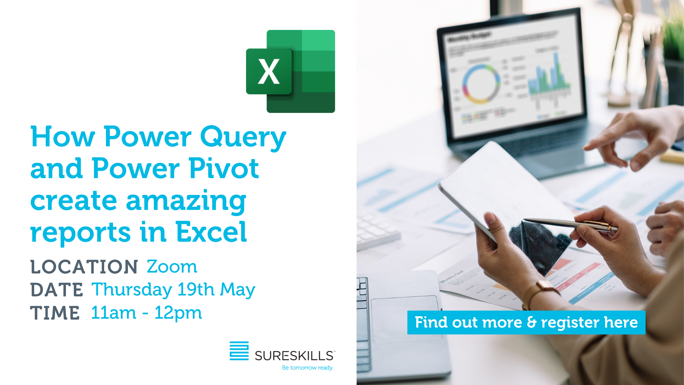 Power query webinar graphic